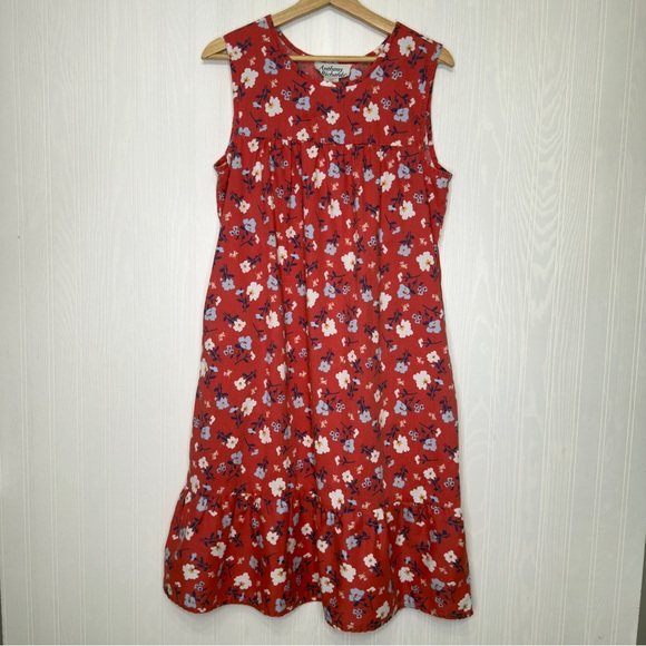 Anthony Richards Dresses & Skirts - Vintage Anthony Richard’s red floral sleeve dress size M